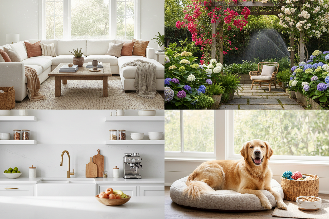 Home, garden, kitchen, pet